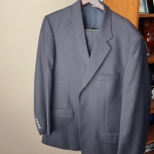 Navy blue suit